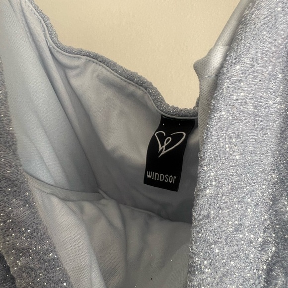 Blue dress with glitter - Picture 2 of 2